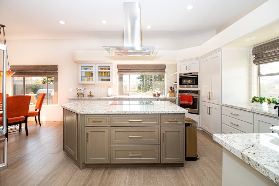 Beautiful kitchen island